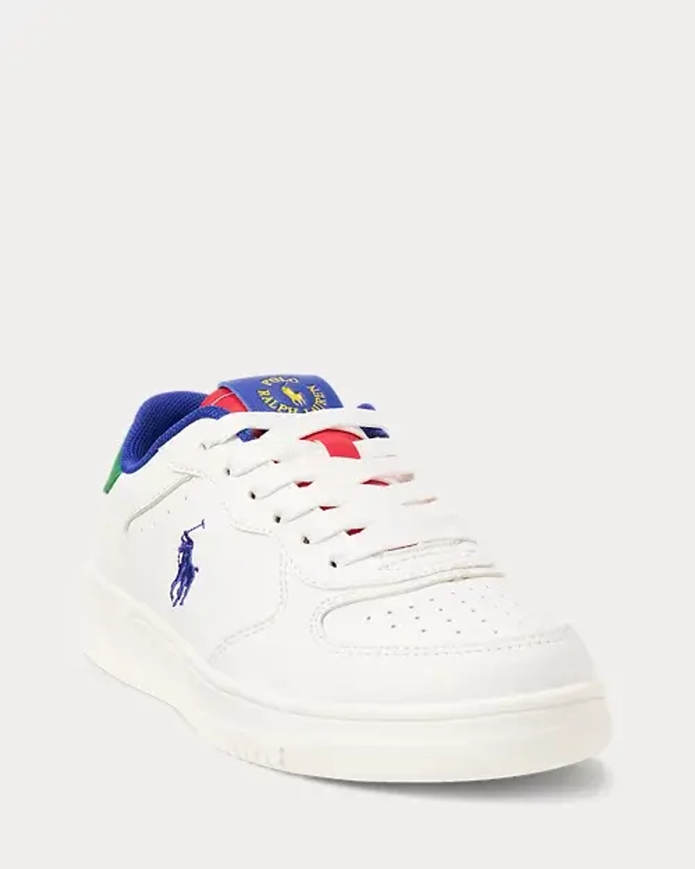 Детские кроссовки из искусственной кожи с логотипом Polo Ralph Lauren