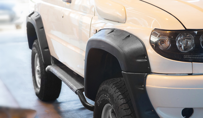 Расширители арок УАЗ Patriot LAPTER (с накладками на бампера)