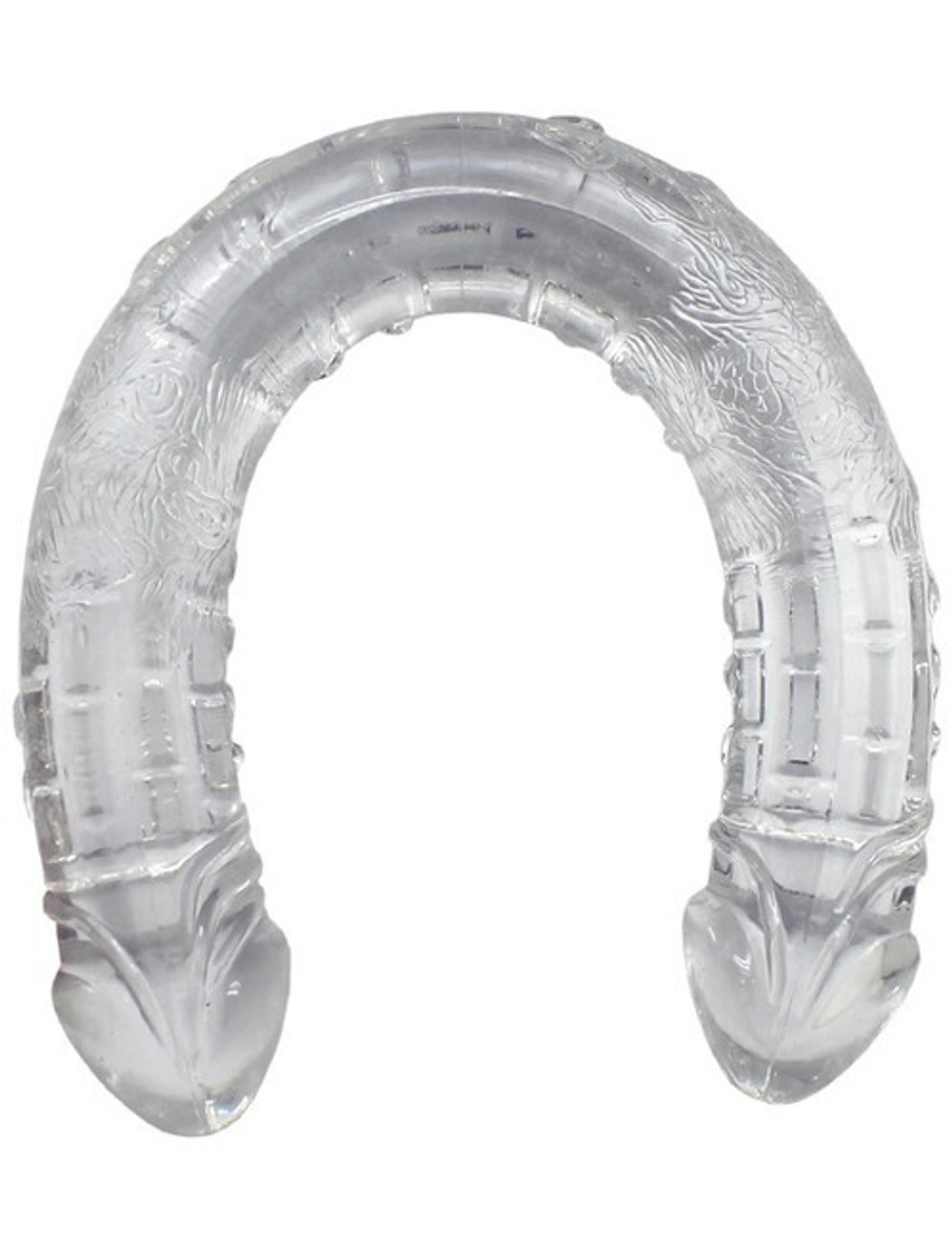 Фаллоимитатор двойной Twin Peaks, прозрачный (Цвет: прозрачный)