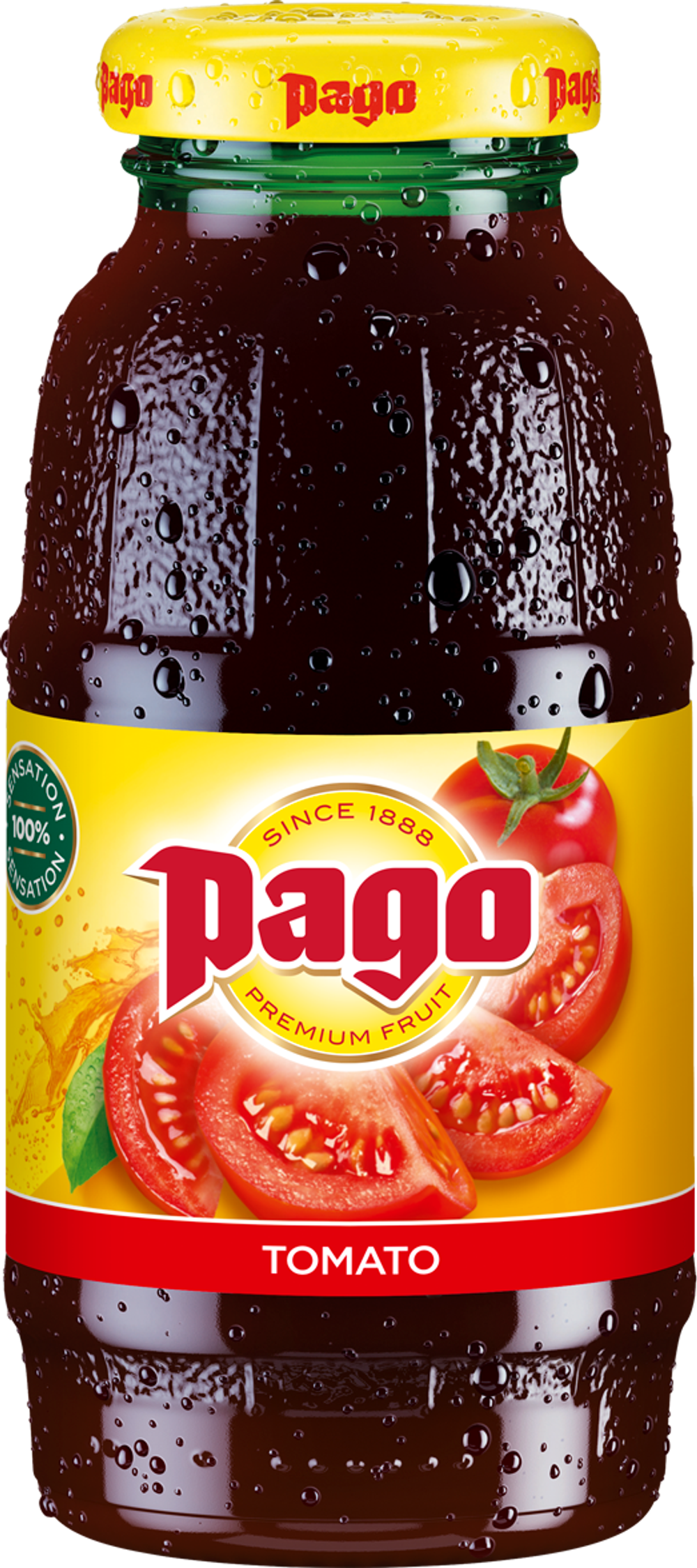 Сок Pago Томат, Glass 0,2 л.