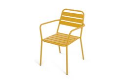 "Дионис" стул стальной, цвет желтый