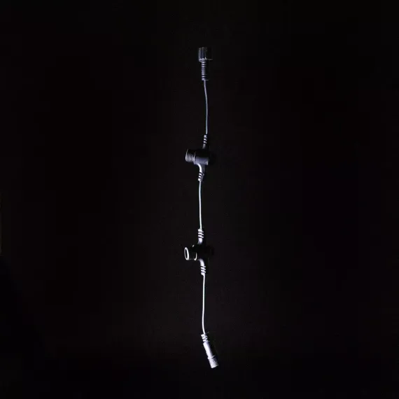 Разветвитель 3-х лучевой для нитей 24В. без возможности управления, провод черный ПВХ, IP65, LTC (PR13-ST)