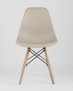 Стул Eames Style DSW бежевый x4 (разборный каркас)