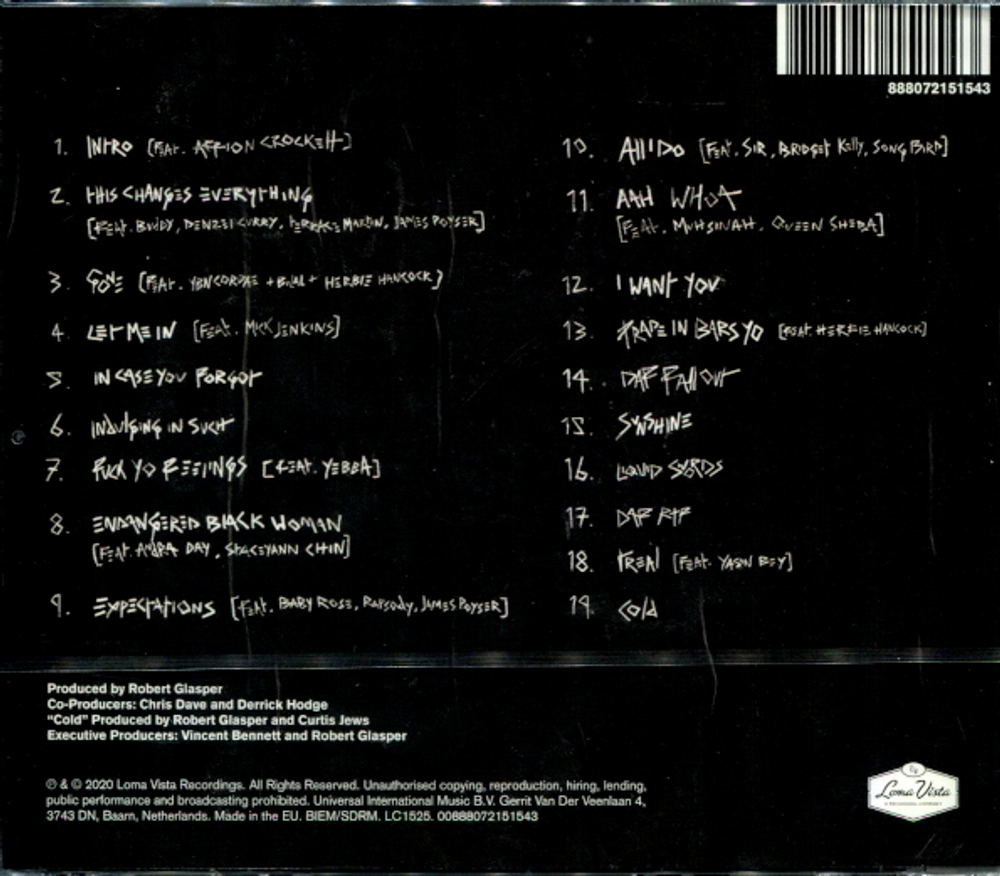 Robert Glasper / Fuck Yo Feelings (CD)
