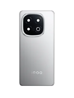 Задняя крышка для  Iqoo 13 серая (Gray) со стеклом камеры