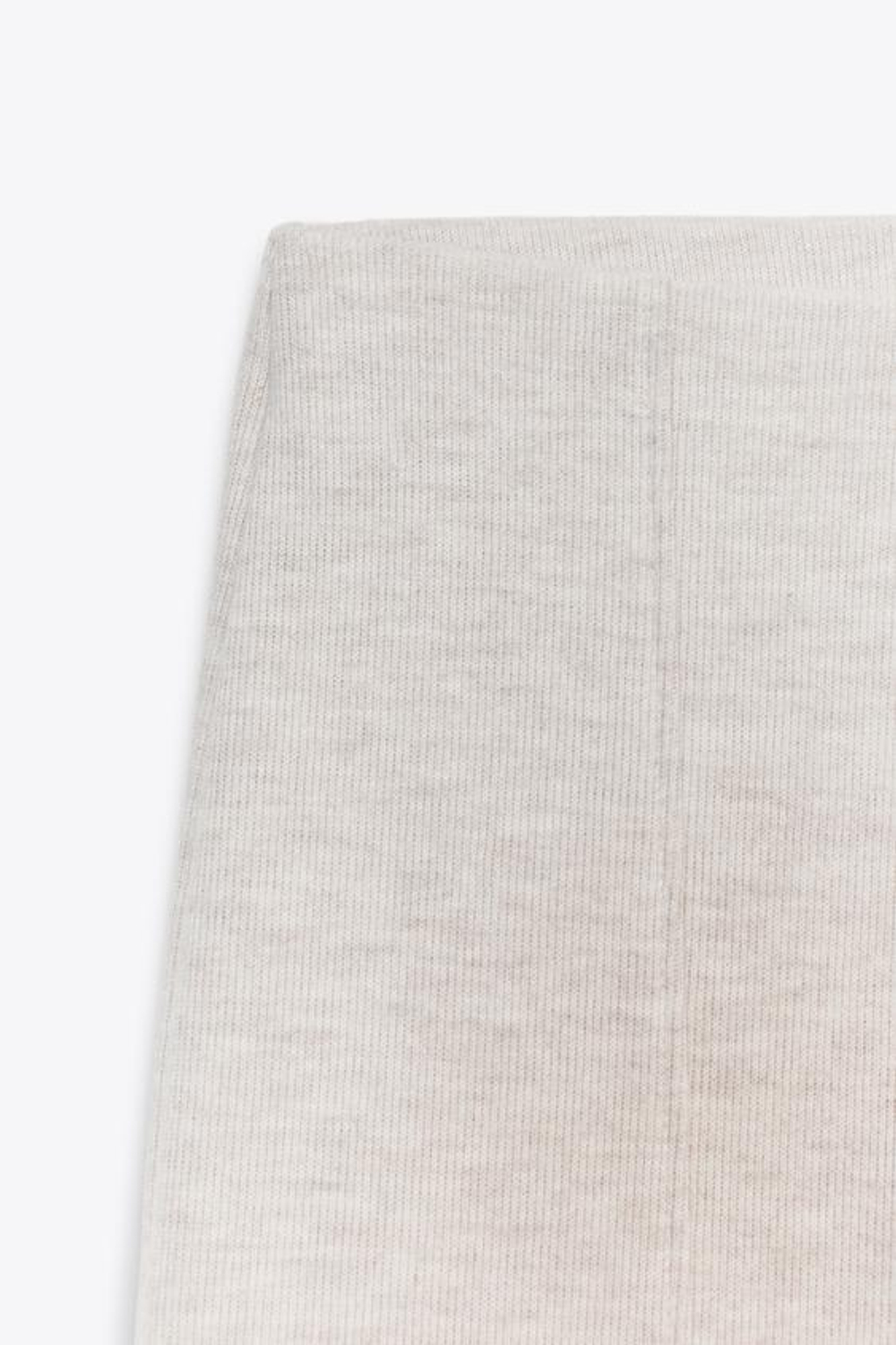 ZARA БРЮКИ-ПАЛАЦЦО ИЗ МЯГКОЙ ТКАНИ, БЕЖЕВЫЙ МЕЛАНЖ