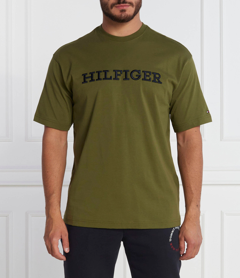 Футболка MONOTYPE EMBRO Tommy Hilfiger - хаки(MW0MW32619)