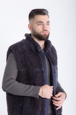 Жилет из овчины