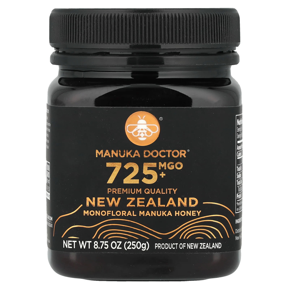 Manuka Doctor, монофлорный мед манука, MGO 725+, 250 г (8,75 унции)