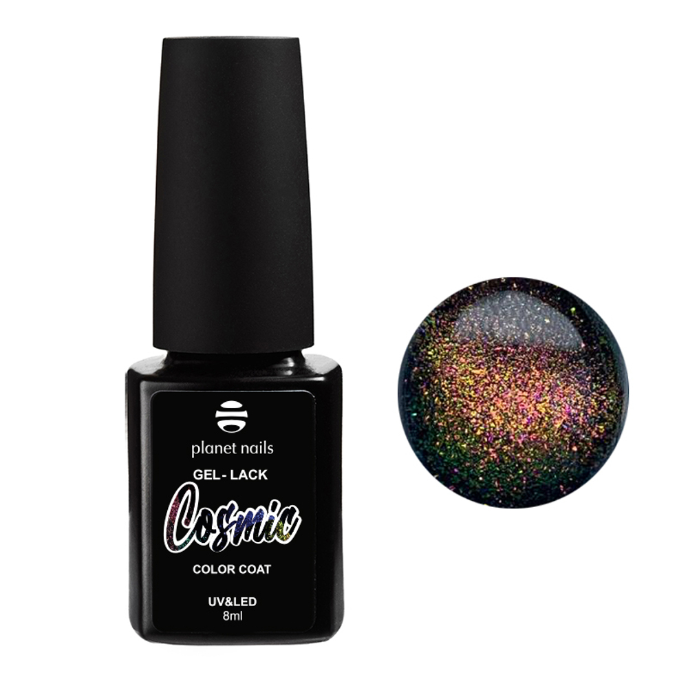 Planet Nails Гель-лак "Cosmic" 977 Голографический кошачий глаз, 8мл