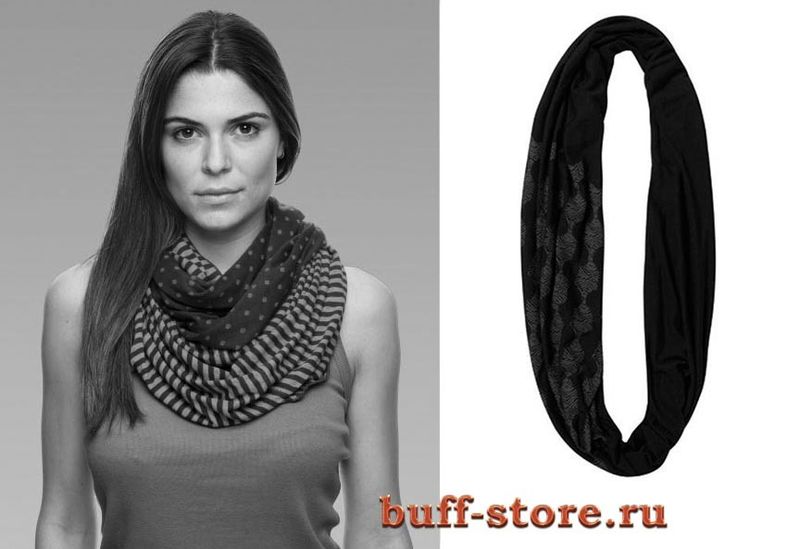 Шарф-снуд-хомут из вискозы Buff Keline Фото 1