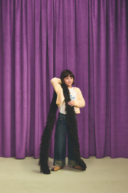 ZARA Х DISNEY АЖУРНЫЙ КАРДИГАН, ПАСТЕЛЬНО-ЖЕЛТЫЙ