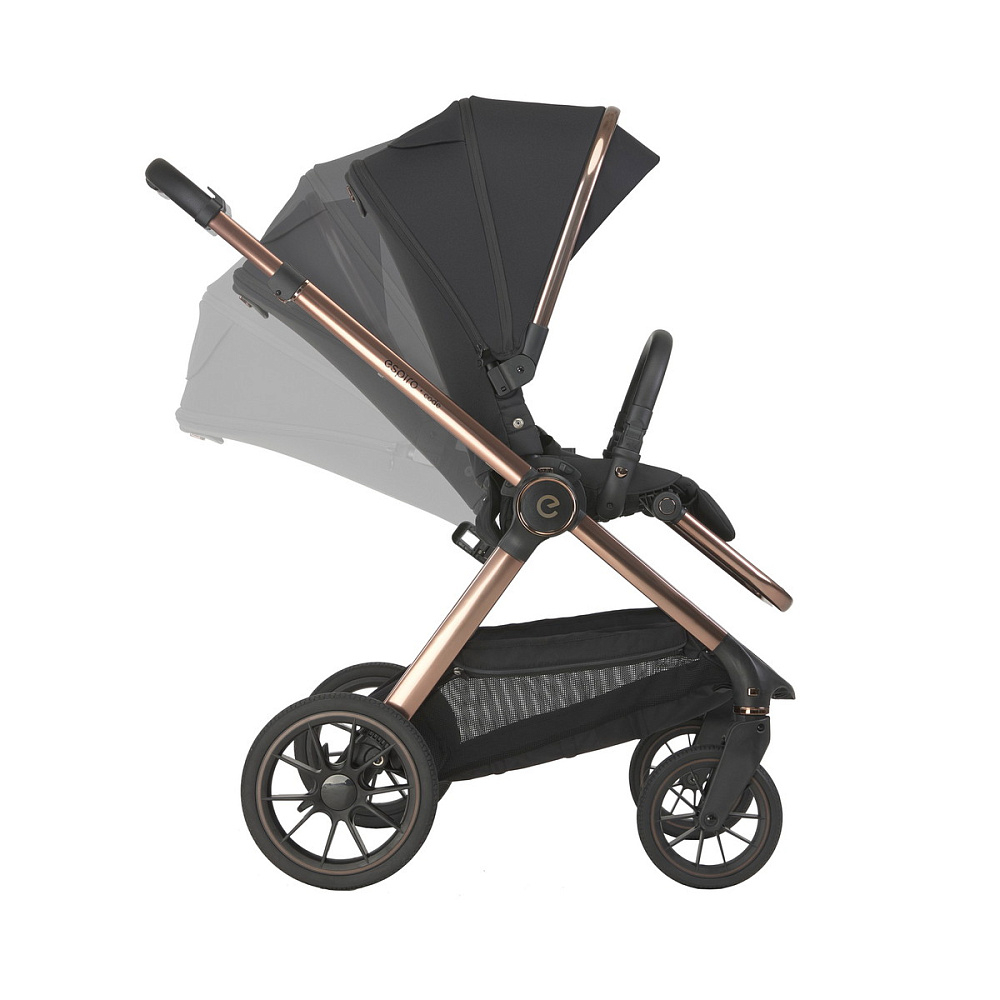 Детская коляска 3 в 1 Espiro Code 2025 и автокресло Pi Black 10 clever black/Чёрный (Black 110)