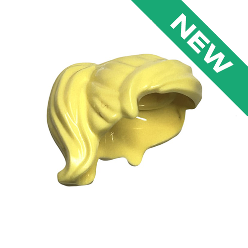 NEW Хвост и Зачесанная Набок Челка 87990 Bright Light Yellow