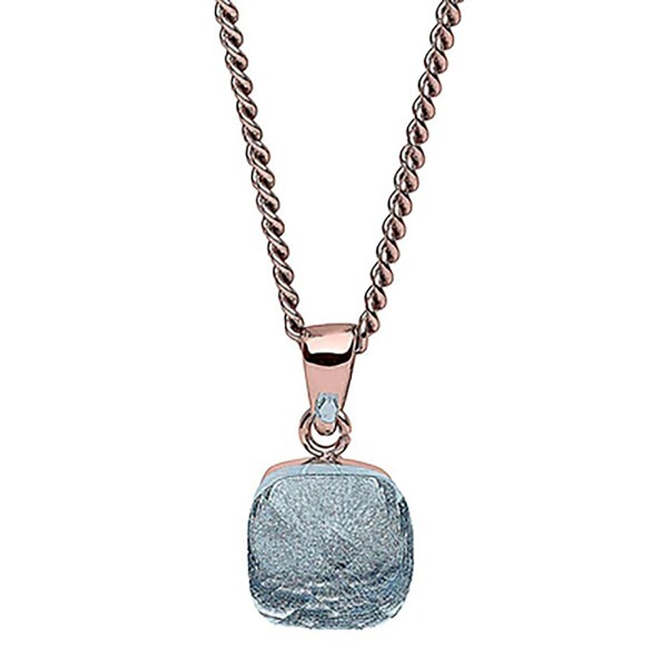 Колье Qudo Firenze hellblau 400224.1 BL/RG