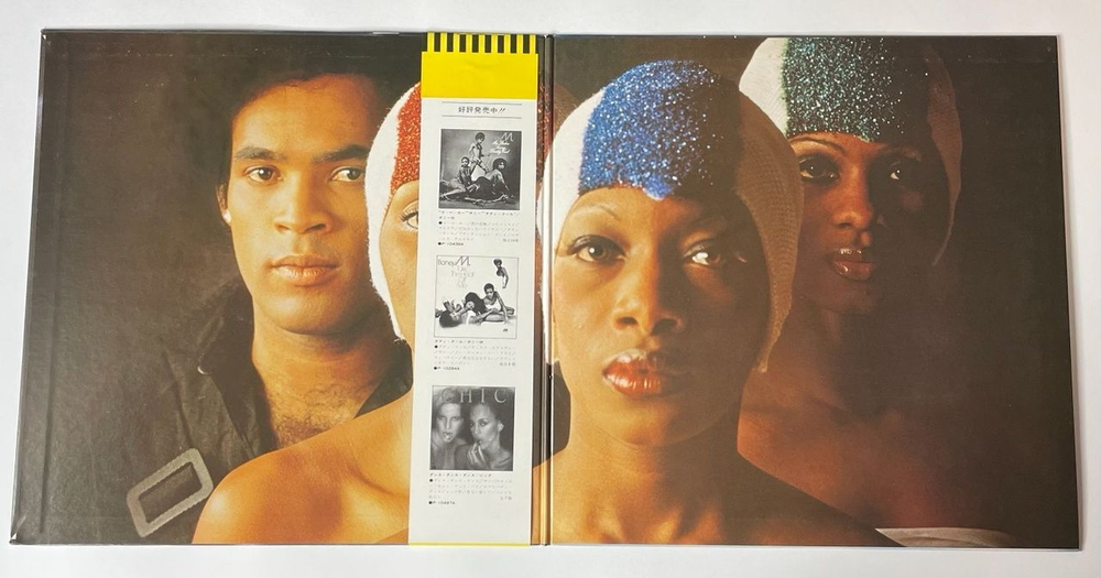 Винтажная виниловая пластинка LP Boney M Nightflight To Venus (Japan 1978) (Obi)