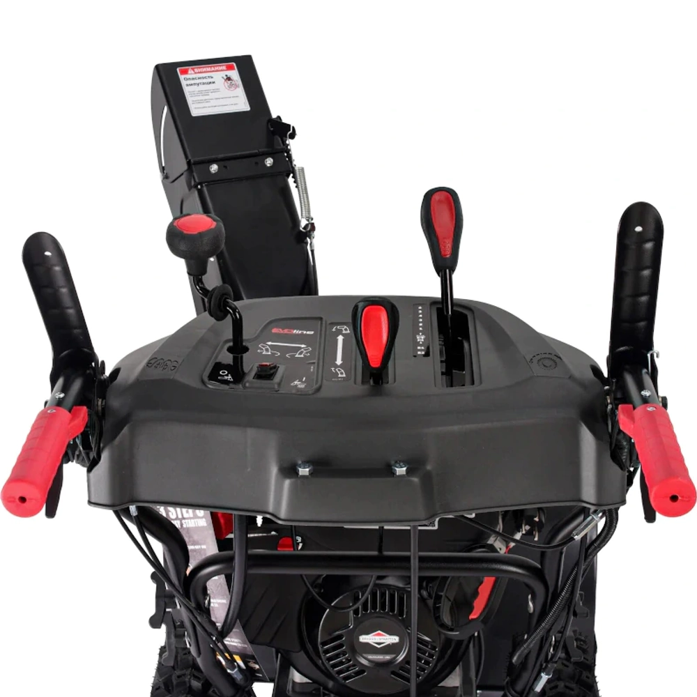 EVOline SBG 690 BE бензиновый снегоуборщик 10 л.с, ковш 69 см, выброс 15 м, 6 вперед/2 назад