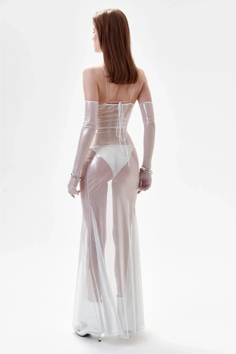 Туника пляжная MIST white