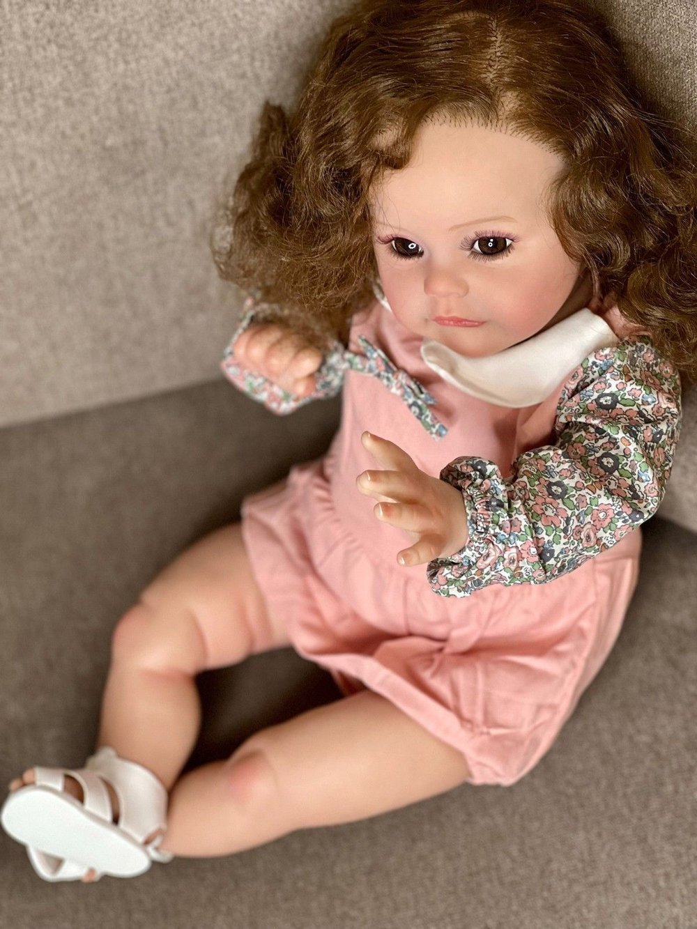 Кукла Реборн мягконабивная 60см в пакете (FA-157)