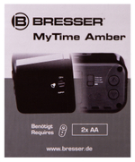 Часы Bresser MyTime Amber, черные