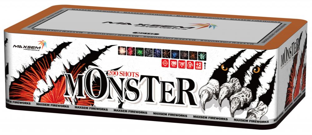 Батарея салютов «MONSTER»   0,8"/200 залпов