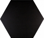 Adex Pavimento Hexagono Black 20x23