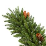 Хвойная гирлянда с шишками "Pine" литая хвоя