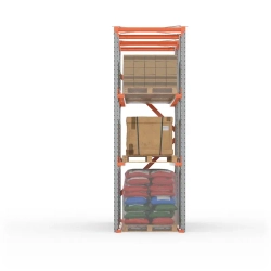 Стеллаж набивной паллетный 4500х3300х1100 (85.1.5). Ярусы: пол+2