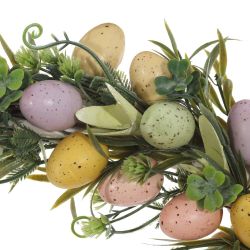 GAEM Изделие декоративное "Венок пасхальный", L32 W7 H33 см