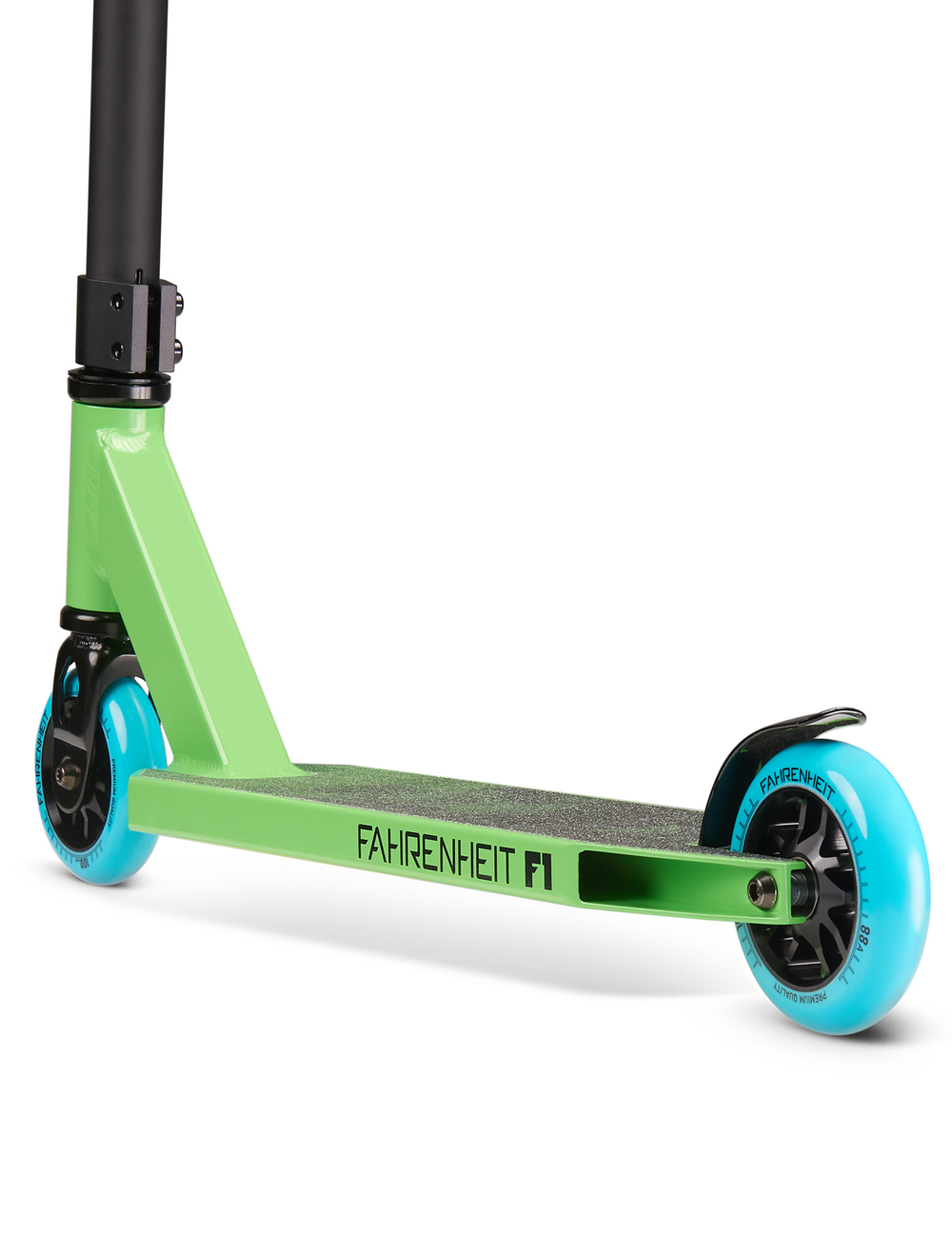 Самокат трюковой Fahrenheit F1 зеленый/голубой