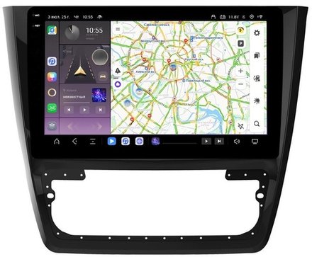 Магнитола для Skoda Yeti 2009-2018 (кондиционер) - Carmedia OL-1919 QLed+2K, Android 13, TS20, CarPlay, 4G SIM-слот