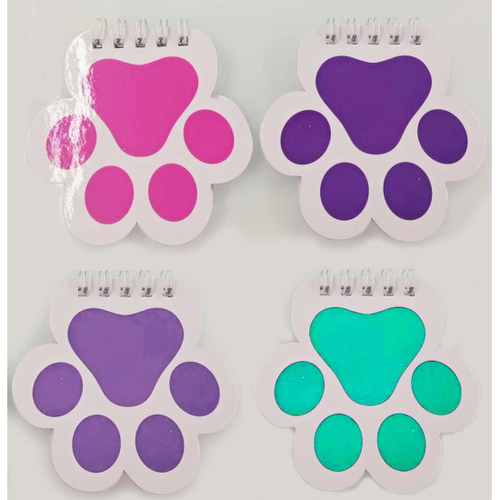 Блокнот А7 40 л. спираль КОКОС Лапка (251804)