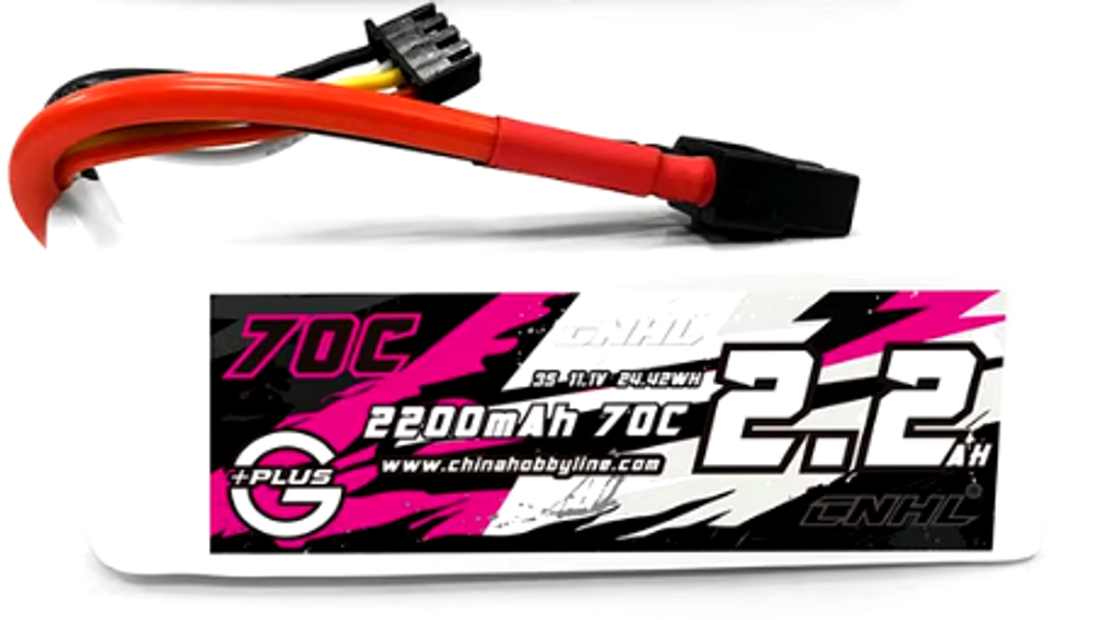 Аккумулятор CNHL 2200мАч 11,1В 3S 70C Lipo с разъемом XT60