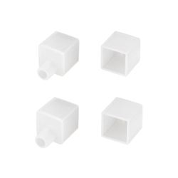 Заглушка WPH-FLEX-1414-TOP WHITE с отверстием (Arlight, Силикон) 040862