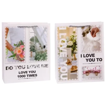 Пакет подарочный «Сказочная любовь» 26*32*10 см, микс