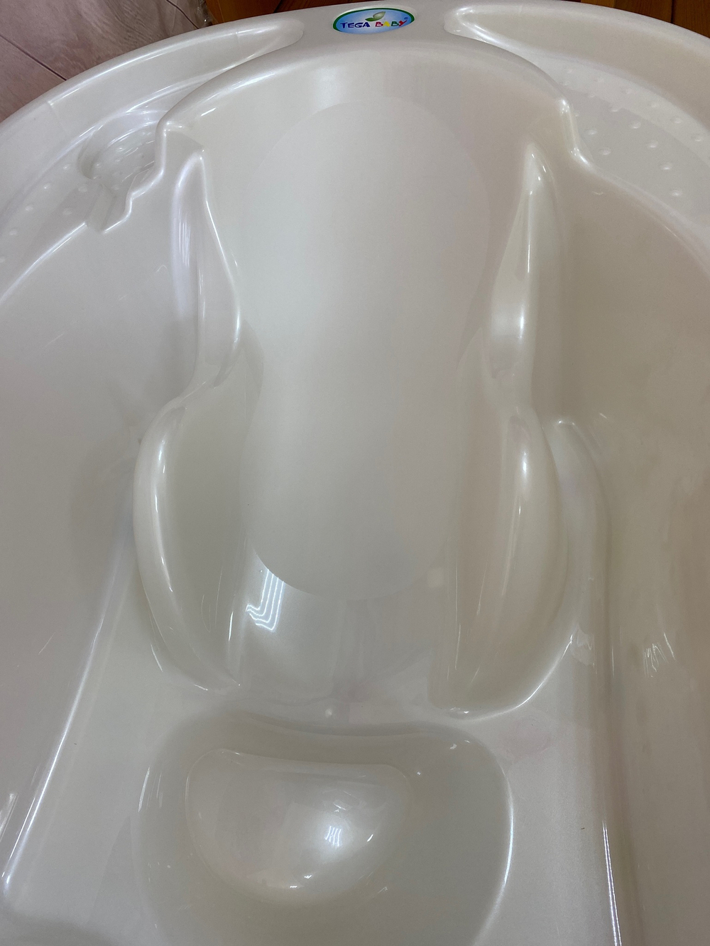 Ванна детская 2в1 "Комфорт" со сливом 95см (white pearl-белый жемчуг)