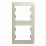 GLOSSA 2-постовая РАМКА, вертикальная, МОЛОЧНЫЙ