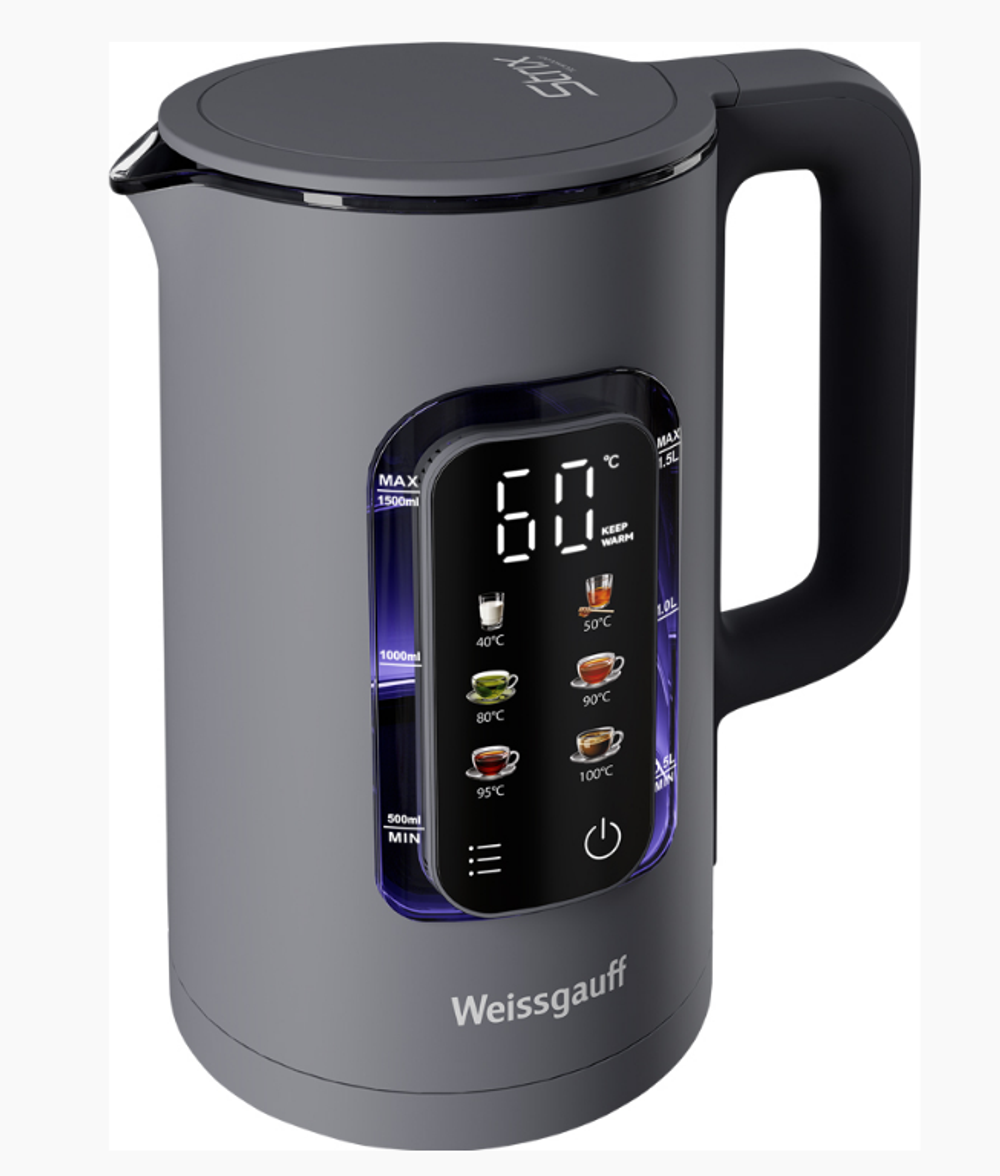 Электрочайник Weissgauff  WK 1500 Dt Touch BodyCool (q)