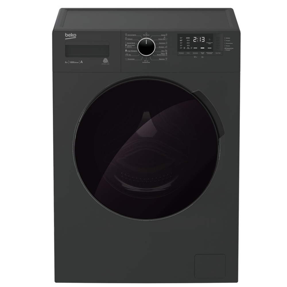 Стиральная машина Beko WSPE7612A, чёрный