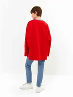 Лонгслив Toccotwo Blue neck Красный