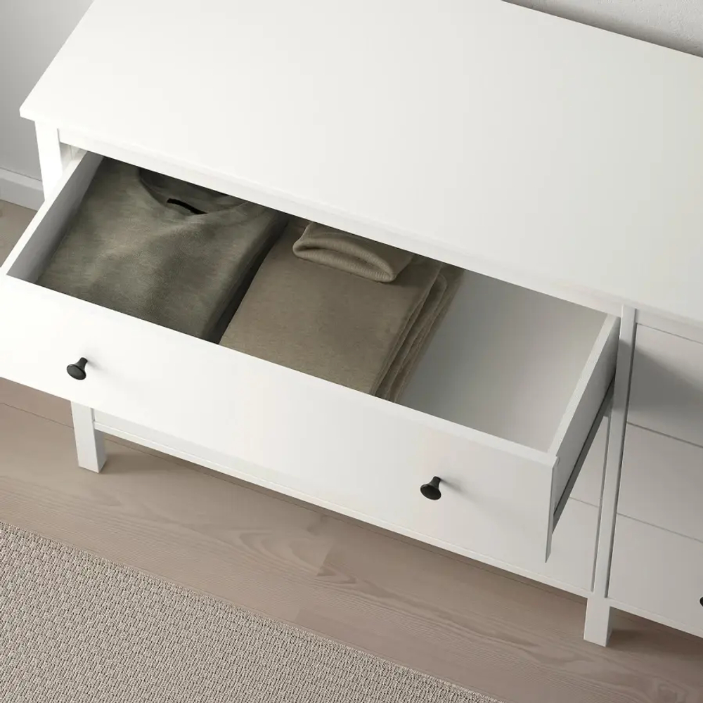 Комод - IKEA NORDLI/НОРДЛИ ИКЕА, 44х83х172 см, белый