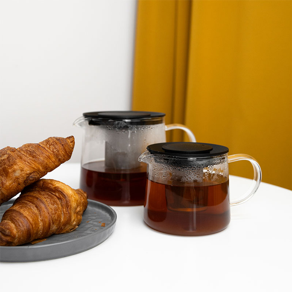 Чайник заварочный Nors, 1500 мл, боросиликатное стекло/пластик