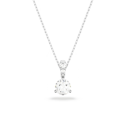 SOLITAIRE:PENDANT 7MM CZWH/RHS 5472635