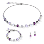 Колье Coeur de Lion Amethyst 4996/10-0824 цвет фиолетовый, прозрачный