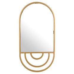 Зеркало настенное Nomh, 26х51 см, золотое