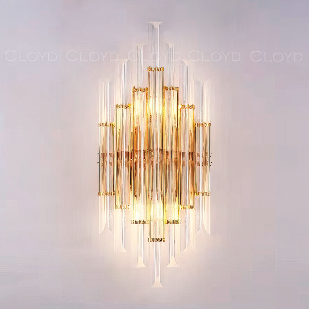 Бра Cloyd ORATORIA-B W2 / выс. 55 см - золото (арт.20229)