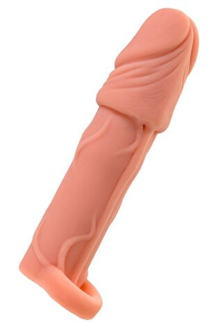 Телесная удлиняющая насадка с подхватом - 16 см.