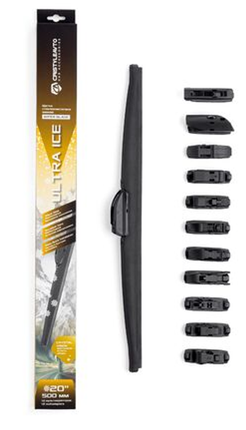 Щетка дворника каркасная зима 500мм (20") CRISTYLEAVTO ULTRA ICE 29412