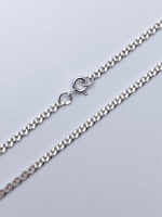 Цепь из серебра/Восьмерка панцирная граненая