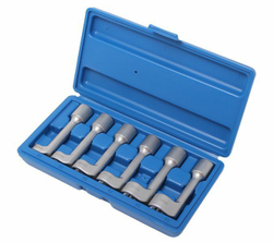 Набор ключей разрезных для топливных линий 1/2''6пр.(12, 14, 16, 17, 18, 19мм) в кейсе RockForce##Rock FORCE RF-4011036